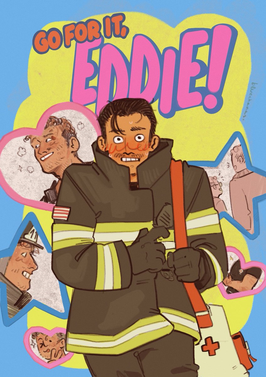bluechanas's tweet image. yeah i got into the firefighter show this spring #buddie