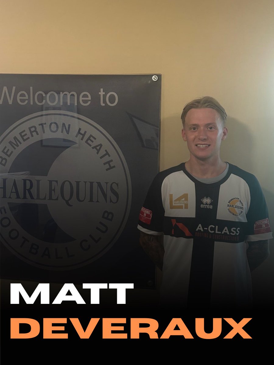 ✍️ Matt Deveraux signs

We are delighted to announce that Matt has signed for the club. Matt has previously played for Andover New Street and Whitchurch United, Matt’s experiences in the Wessex will be key for us this season.

⚫️⚪️🟠
#UTB