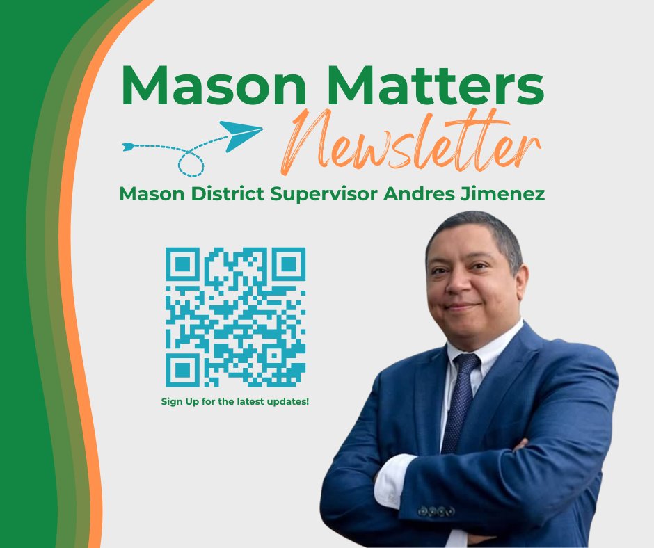 📬 The latest Mason Matters newsletter just dropped!

Get updates on local projects, upcoming events, and ways to get involved in Mason District.

🔗 Read now: conta.cc/4lr1IrK
📝 Subscribe here: fairfaxcounty.gov/mason/email