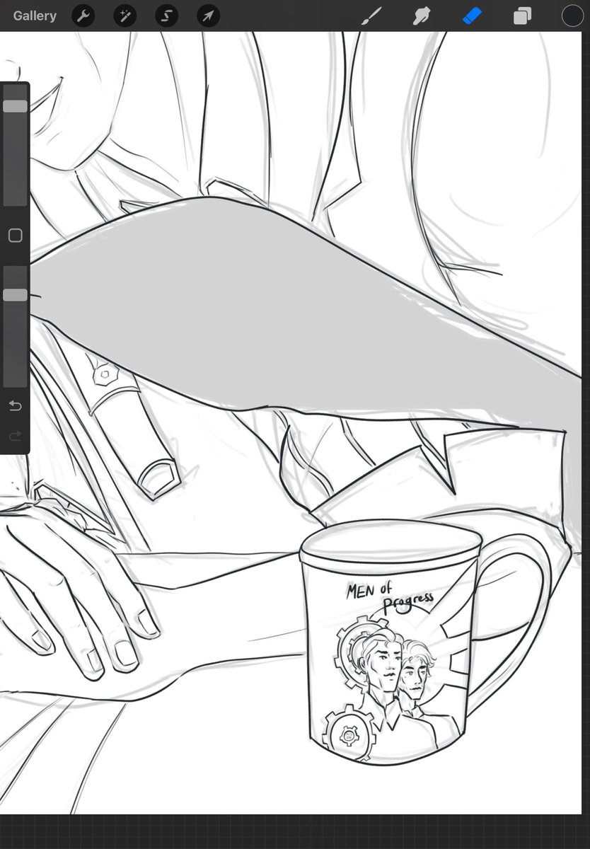 TheReader099's tweet image. The clothes are not making any sense to me but, looking good so far. #wip #jaycetalis #viktor #jayvik