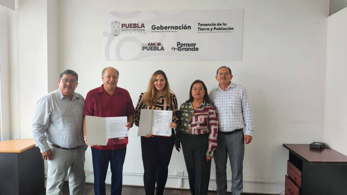 Dirección de Tenencia de la Tierra y Población (@tenenciagobpue) on Twitter photo #PorAmorAPuebla y con el compromiso de brindar certeza jurídica a cada rincón del estado, firmamos convenios de coordinación del Programa de Regularización de Predios con los municipios de:
📍Tecamachalco
📍Tepeaca
📍Tecali
Desde el <a href="/Gob_Puebla/">Gobierno de Puebla</a> fortalecemos la presencia #PorAmorAPuebla y con el compromiso de brindar certeza jurídica a cada rincón del estado, firmamos convenios de coordinación del Programa de Regularización de Predios con los municipios de:
📍Tecamachalco
📍Tepeaca
📍Tecali
Desde el <a href="/Gob_Puebla/">Gobierno de Puebla</a> fortalecemos la presencia