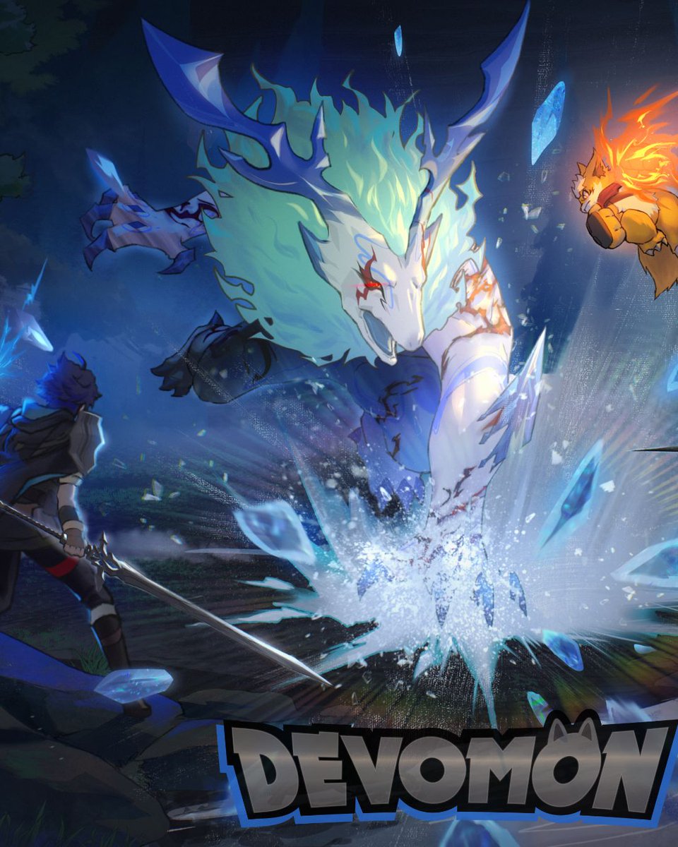 Join the adventure with Devomon: Callisto, a Gacha RPG where you collect Evomon creatures and strategize battles. Enjoy anime-style graphics and an evolving storyline.  Connect with anime, gaming, and blockchain fans, and stay tuned for our Webtoon and anime series. #Gaming #Web3