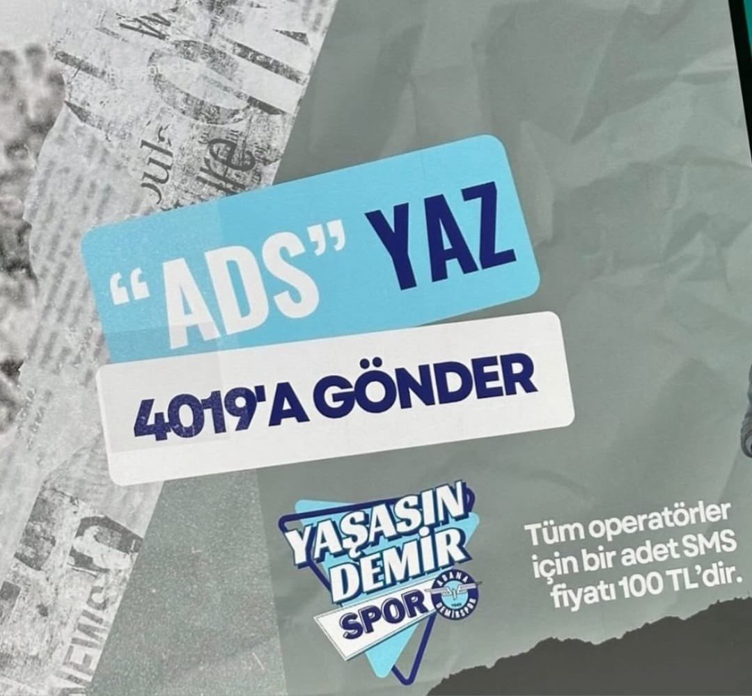 Sende destek ol bir msj at yaşatalım şehrimizin takımını #YasasinDemirspor