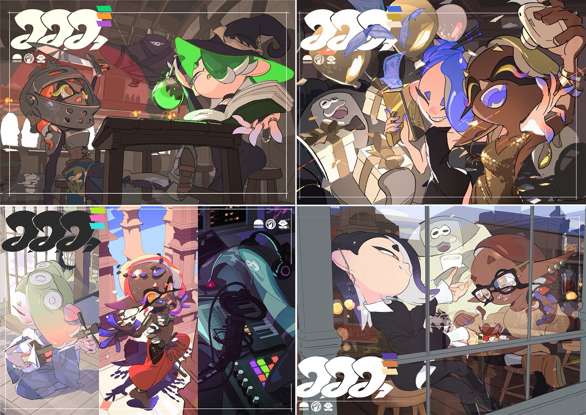 Dazaev's tweet image. A este punto ya no sé si los personajes han cambiado en comparación con el año anterior, o la calidad y nivel de detalle de los últimos artes de splatfest es superior, pero con este último se pasaron de hermoso, espero que este no sea el último arte de splatfest este año.