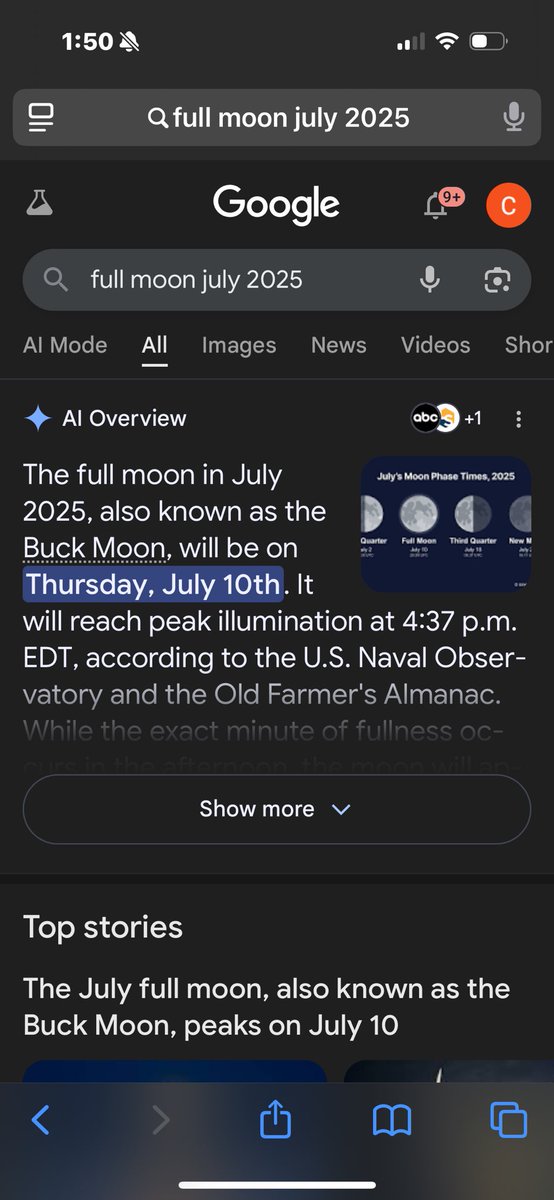 ColinHirsch206's tweet image. Why is no one talking about the Full “Buck Moon” @buckthebunny what is going on?!