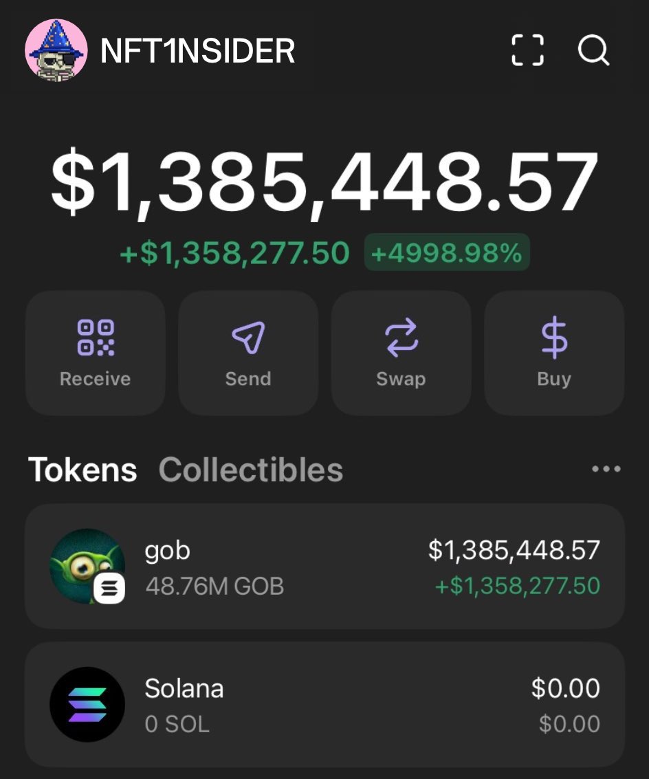 VVG (@viliuscommunity) on Twitter photo <a href="/NFT1nsider/">Metaverse Veteran</a> Delivered a clean 60.17x on $GOB — aped early at $502K Mcap, and it ran to $27.7M. 💸
This was textbook execution.
📊 $1.3M+ portfolio snapshot doesn’t lie — if you’re not a member of VVG community then you’re already left behind.
#GOB #Solana #Memecoin <a href="/NFT1nsider/">Metaverse Veteran</a> Delivered a clean 60.17x on $GOB — aped early at $502K Mcap, and it ran to $27.7M. 💸
This was textbook execution.
📊 $1.3M+ portfolio snapshot doesn’t lie — if you’re not a member of VVG community then you’re already left behind.
#GOB #Solana #Memecoin
