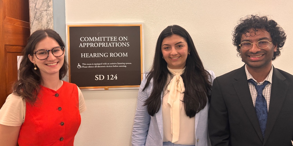 UTHealthHouston's tweet image. 5 #UTHealthHouston students are spending the summer in Washington, D.C. as Graduate Archer Fellows, gaining hands-on experience through full-time internships aligned with their policy interests. From health care to public service, they’re shaping their futures.