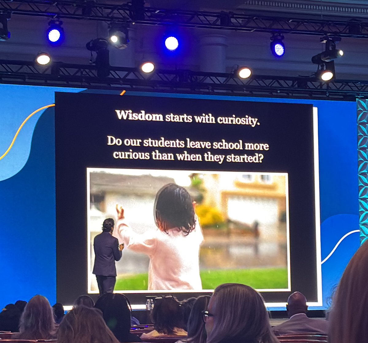 bwileducate's tweet image. Always love hearing @gcouros talk about teaching and learning! #becurious #innovativeschoolssummit