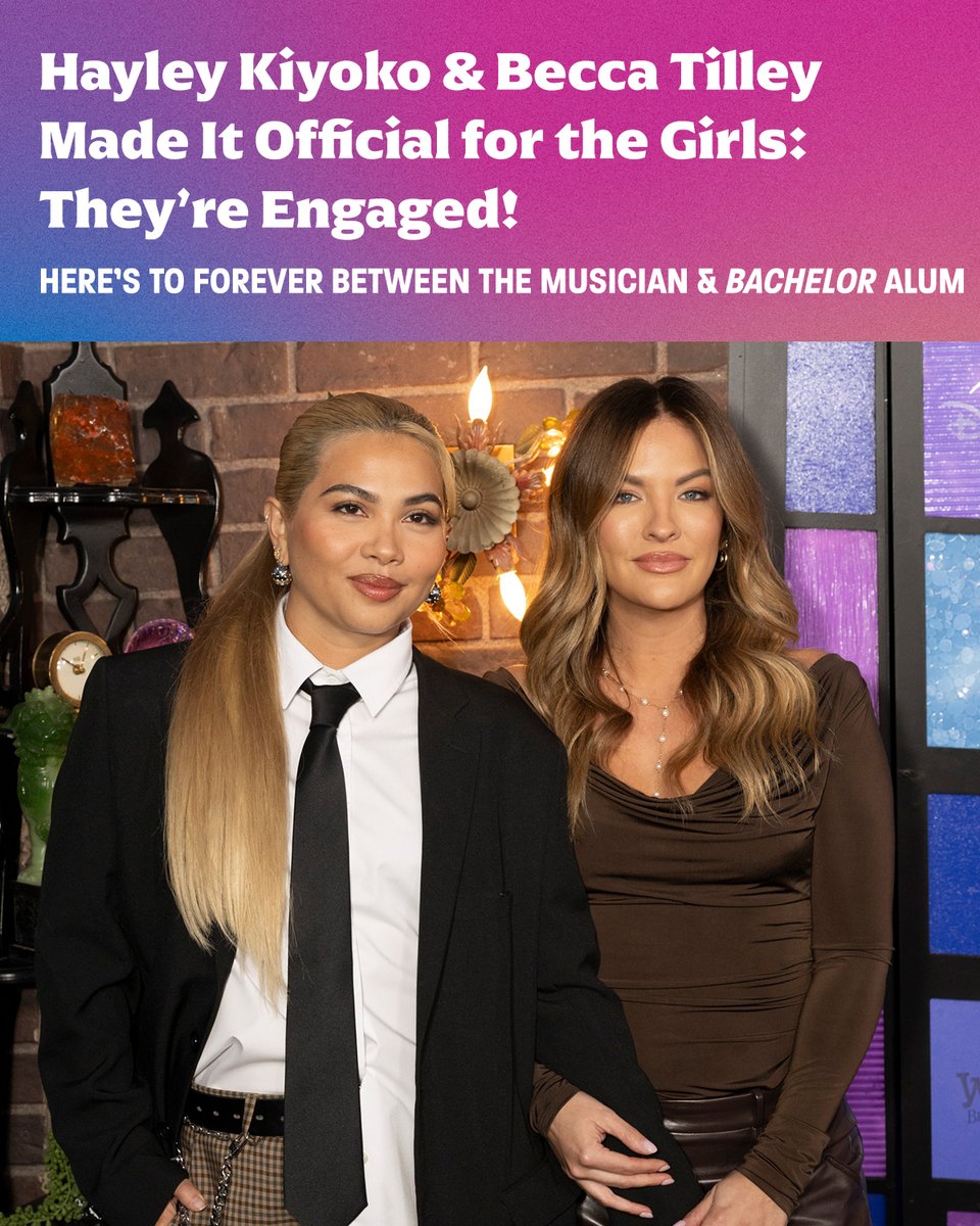 LogoTV's tweet image. Just as I suspected, a summertime engagement for @hayleykiyoko & Becca Tilley โ๏ธ๐ Congratulations to the girls!