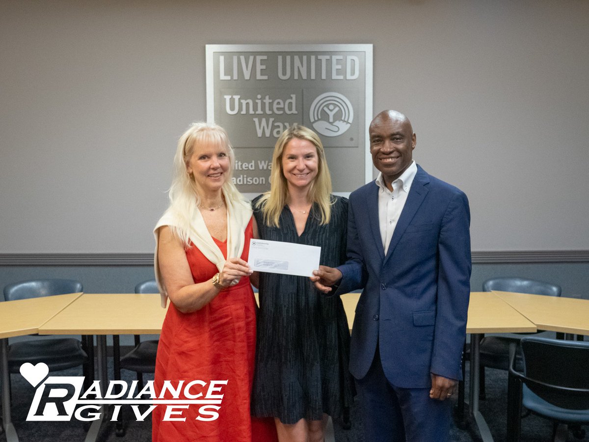 Radiance Technologies (@radiancetechinc) on Twitter photo Radiance Gives is proud to support <a href="/uwmadisoncounty/">United Way MadisonCo</a> with a $2,500 grant. This gift will help bring free books to over 7,000 children through <a href="/dollyslibrary/">Imagination Library</a>.
To learn more or get involved, visit uwmadisoncounty.org Radiance Gives is proud to support <a href="/uwmadisoncounty/">United Way MadisonCo</a> with a $2,500 grant. This gift will help bring free books to over 7,000 children through <a href="/dollyslibrary/">Imagination Library</a>.
To learn more or get involved, visit uwmadisoncounty.org