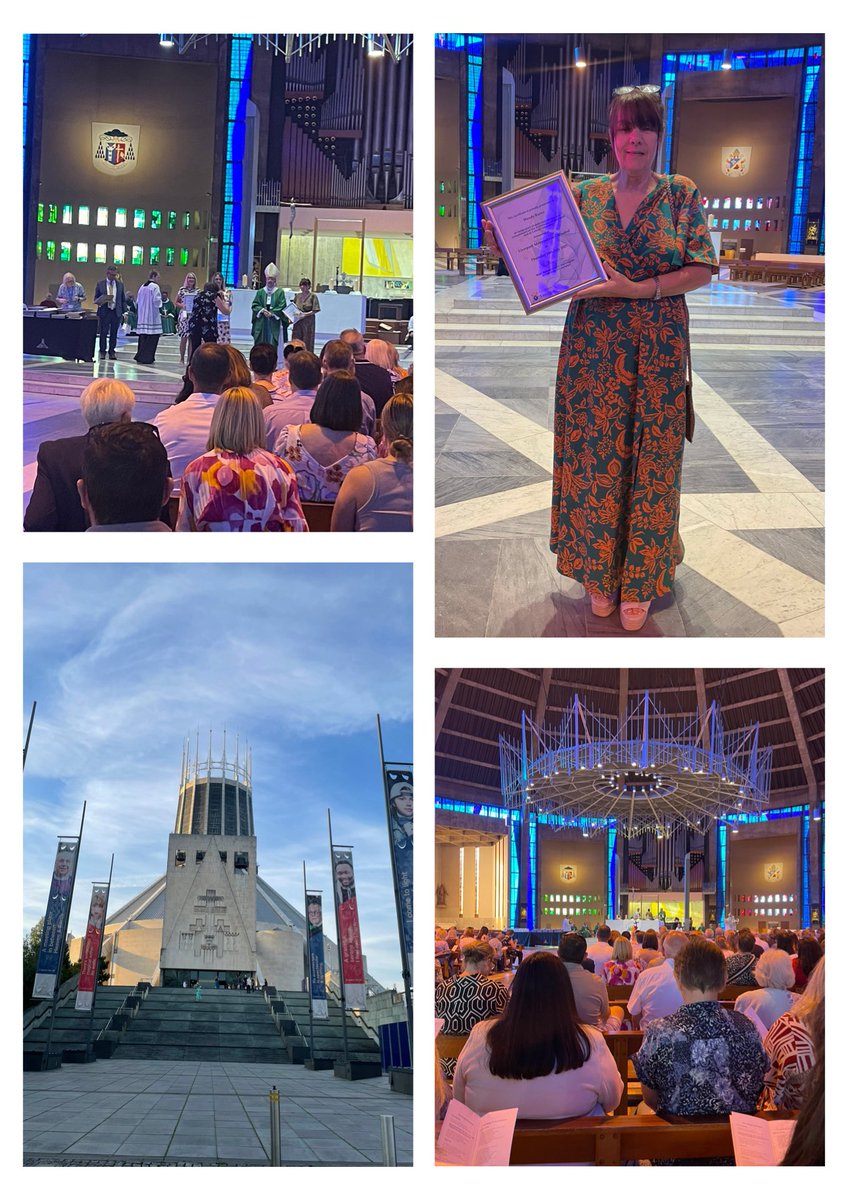 What a fabulous thanksgiving celebration <a href="/LiverpoolMet/">Liverpool Met Cathedral</a> in recognition of all those who are retiring from Catholic education. We gave special thanks to our very own Mrs Burns and kept Mrs Pickett in our prayers as they prepare to leave us this year 🙏🏼🤍👏🏼🤩 <a href="/lpoolcatholic/">Archdiocese of Liverpool</a>