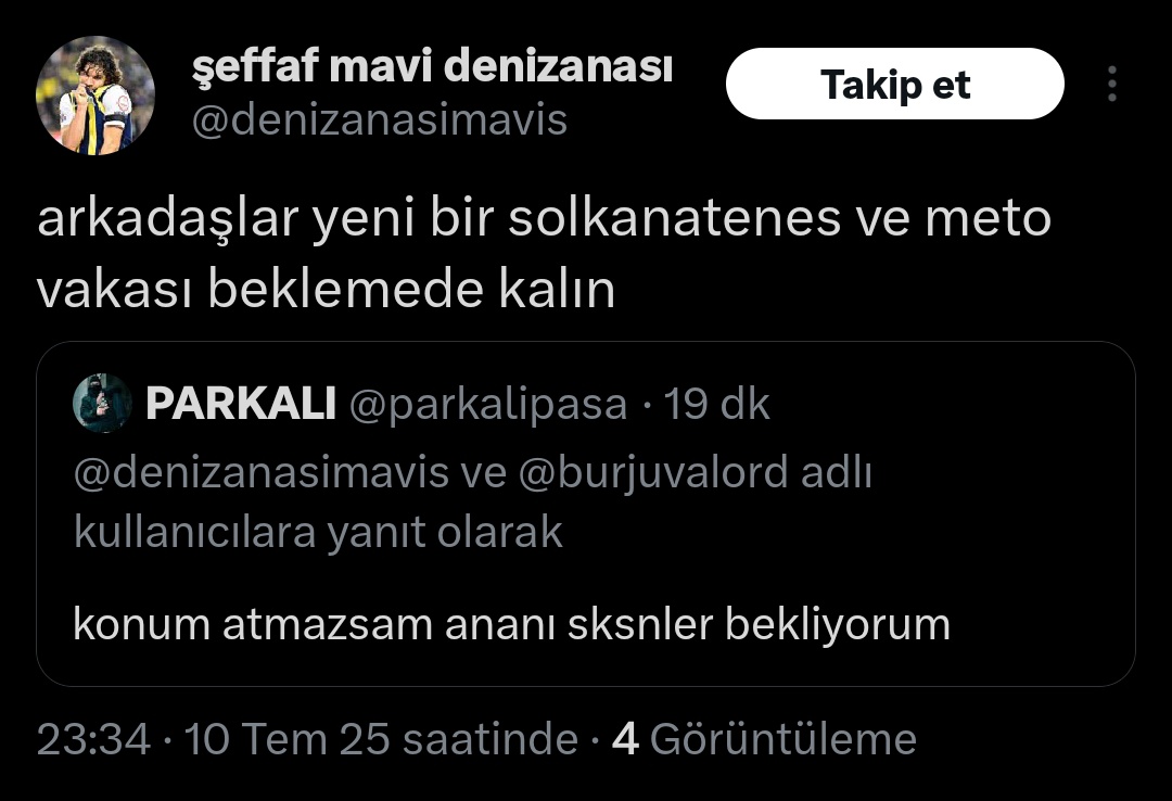 twit siliyor bide namusu olmayan şahıs