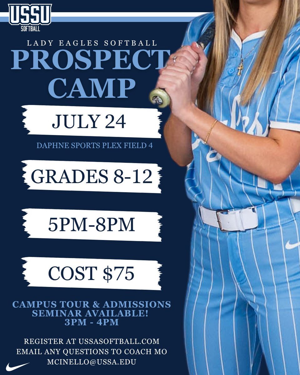 Morgan Lashley Cinello (@coachmo_ussa) on Twitter photo ๐จ Two weeks left and not a lot of spots remaining!! Sign up TODAY! DM me for any questions ๐ฅ๐๐ฝ๐๐ฝ ussasoftball.com ๐ฅ ๐จ Two weeks left and not a lot of spots remaining!! Sign up TODAY! DM me for any questions ๐ฅ๐๐ฝ๐๐ฝ ussasoftball.com ๐ฅ