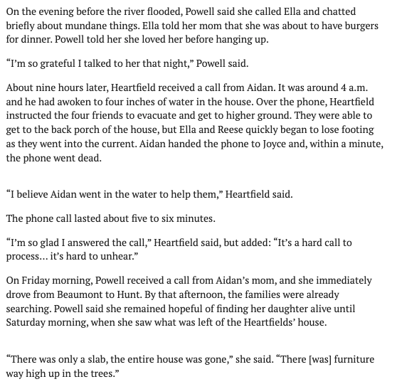 serrano_alej's tweet image. The floods swept away a young couple and their friends. Searching for them brought their families together.
devastating dispatch from Kerrville via @_jessicayu_ + @AtiriktaKumar + @snehadey_
texastribune.org/2025/07/10/tex…