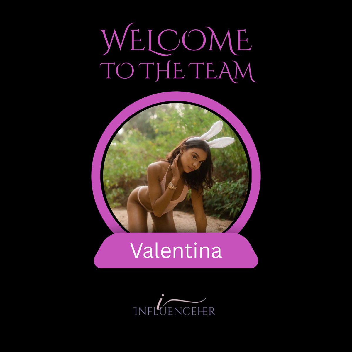 We’re excited to welcome our newest model to the InfluenceHer family

Smart, stunning, and ready to grind.

Meet Valentina!
$INFLU
