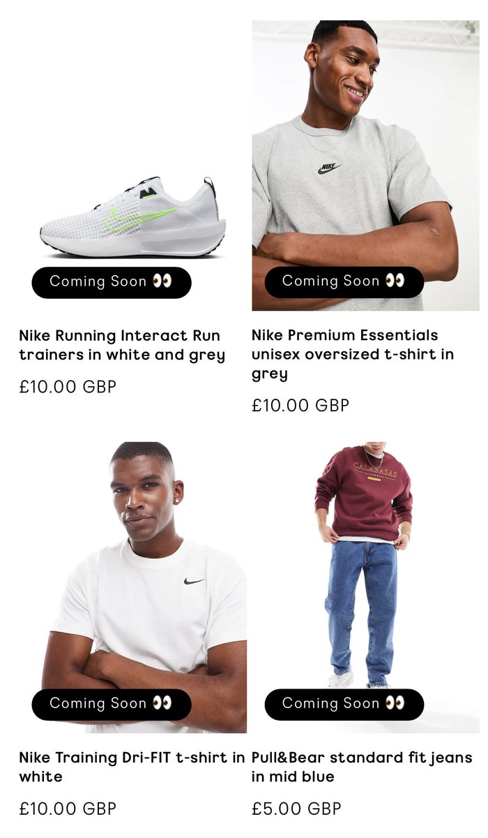 catchagem_'s tweet image. β‘ A new ASOS sample sale lands TOMORROW.. over 3,000 products are just Β£5! .. This will likely go live between 9-10am based on previous releases!
Early links:
Mens > asossamplesale.com/collections/meβ¦
Womens > asossamplesale.com/collections/woβ¦
TOP TIPS β¬οΈ
1. Sort availability on these pages by 'Inβ¦