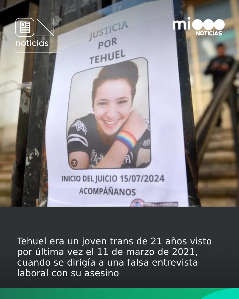 CONDENA HISTÓRICA POR EL CASO TEHUEL DE LA TORRE

El Tribunal Oral en lo Criminal N° 2 de La Plata condenó a Luis Alberto Ramos a prisión perpetua por el homicidio agravado por odio a la identidad de género de Tehuel de la Torre, el joven trans desaparecido en marzo de 2021.

La