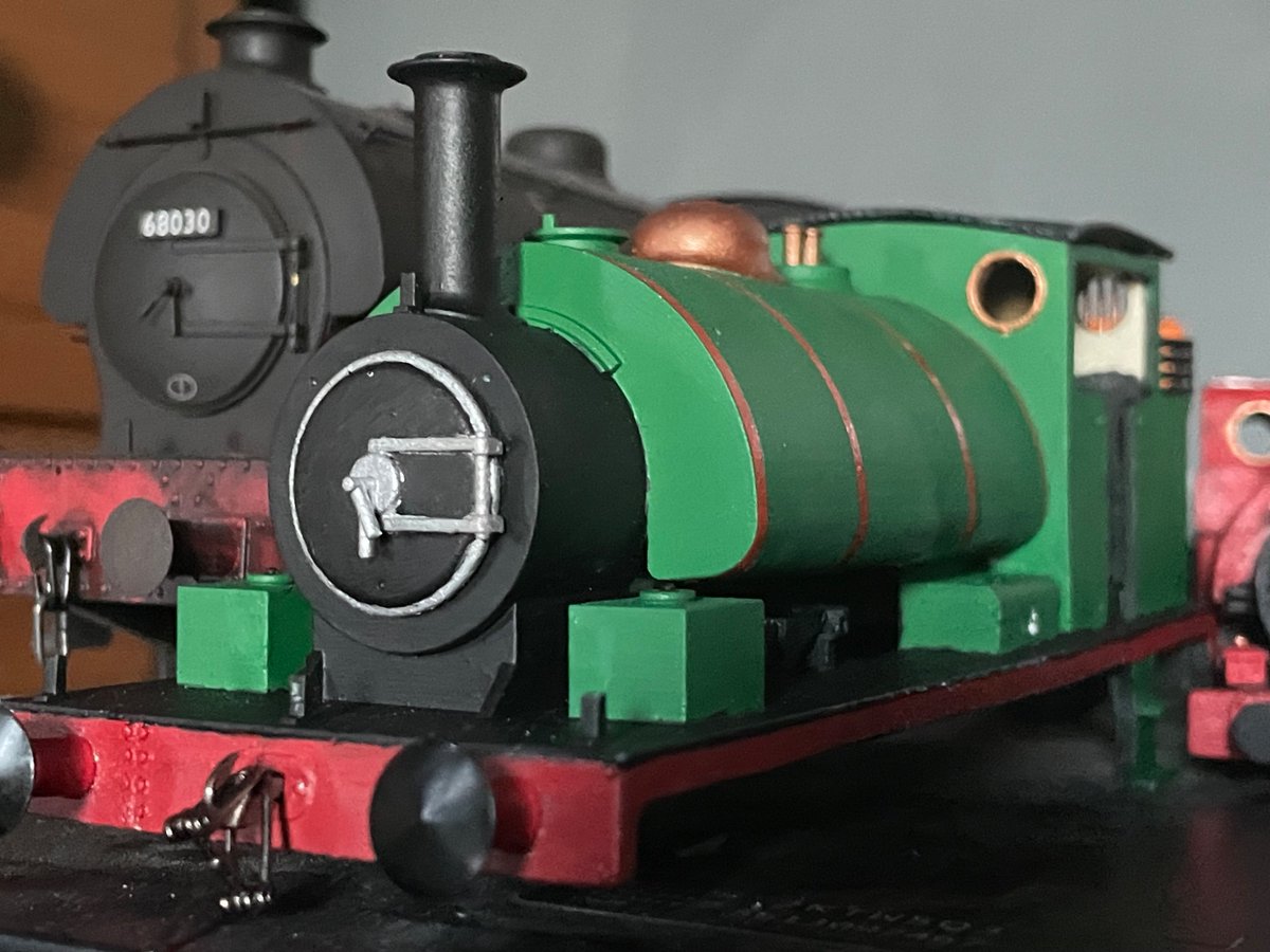 SudderyM's tweet image. Had another go, PRAYING it holds this time, Also, the caterpillar has gained his stripes, also buffers and a coupling