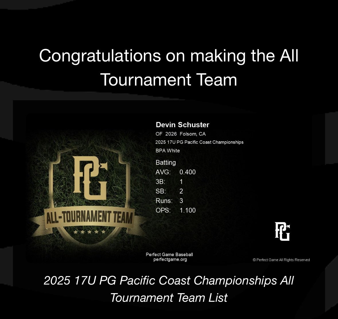 BPA Sac 2026 (@bpasac2026) on Twitter photo Congratulations to <a href="/GlancyWill26/">William Glancy</a> and <a href="/DevinSchueter/">Devin Schuster</a> for being named to the All Tournament team for last months tournament in San Jose. <a href="/FHS_CoachSal/">Sal Rivera</a> <a href="/FHSbaseballDogs/">Folsom Bulldogs Baseball</a> <a href="/Sacramento_BPA/">Sacramento_BPA</a> <a href="/WCPSacramento/">West Coast Preps Sacramento</a> #uncommitted2026 Congratulations to <a href="/GlancyWill26/">William Glancy</a> and <a href="/DevinSchueter/">Devin Schuster</a> for being named to the All Tournament team for last months tournament in San Jose. <a href="/FHS_CoachSal/">Sal Rivera</a> <a href="/FHSbaseballDogs/">Folsom Bulldogs Baseball</a> <a href="/Sacramento_BPA/">Sacramento_BPA</a> <a href="/WCPSacramento/">West Coast Preps Sacramento</a> #uncommitted2026