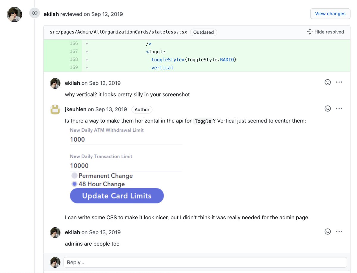 Jake Keuhlen (@jakekeuhlen) on Twitter photo <a href="/noahmp/">Noah Pepper</a> <a href="/mercury/">Mercury</a> <a href="/immad/">immad</a> I can share some of the Mercury lore here, but the tldr is that since almost the very beginning, we've treated support as an element of our overall Product surface.
As we grew, the second team that was split off into its own domain was our "Support Product" team. We (Whitney <a href="/noahmp/">Noah Pepper</a> <a href="/mercury/">Mercury</a> <a href="/immad/">immad</a> I can share some of the Mercury lore here, but the tldr is that since almost the very beginning, we've treated support as an element of our overall Product surface.
As we grew, the second team that was split off into its own domain was our "Support Product" team. We (Whitney
