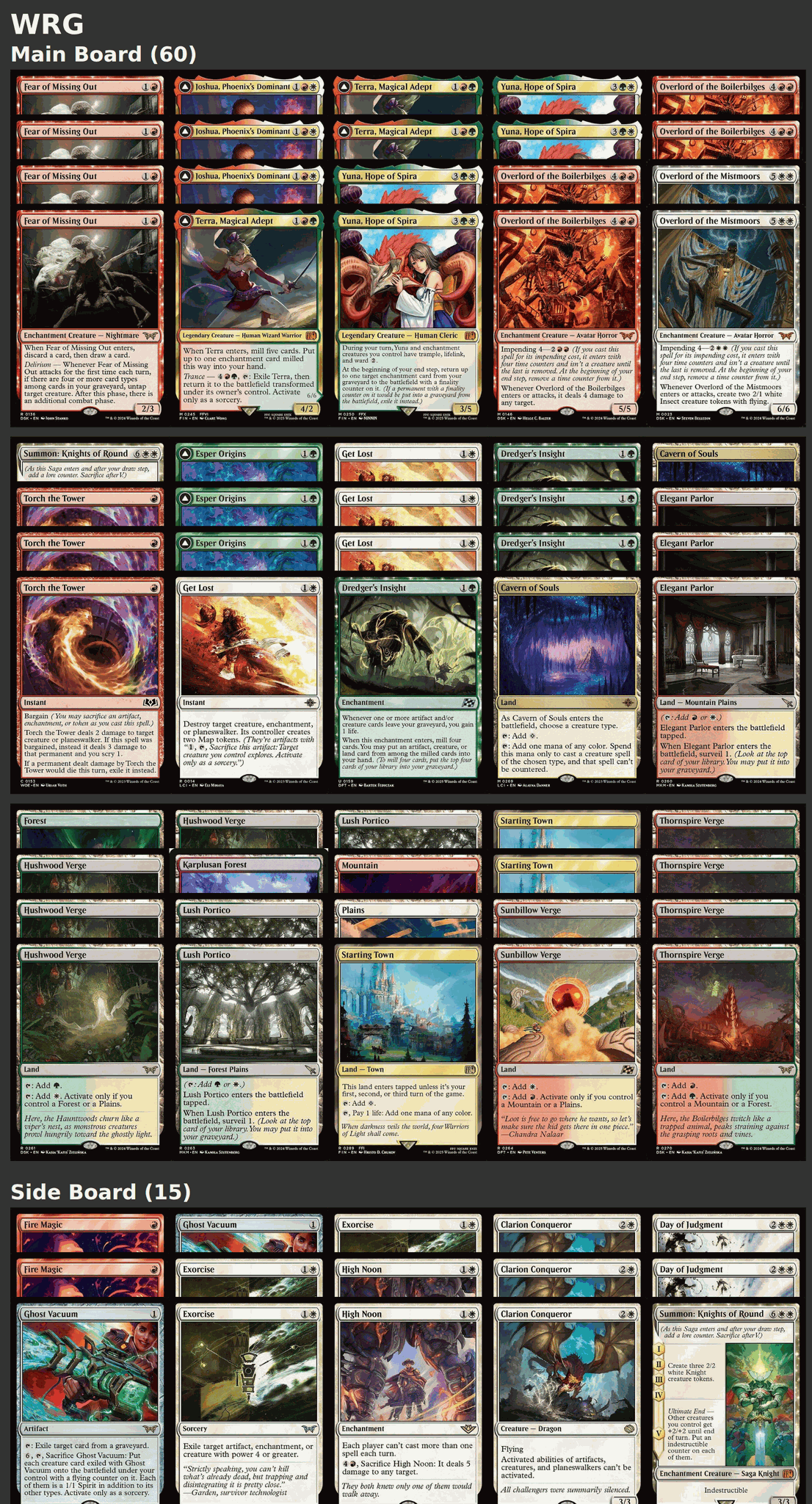 MTG モダンイゼットデッキパーツ英語 Modern Izzet pieces パイオニアデッキアーカイブス】イゼット・フェニックス コーリ