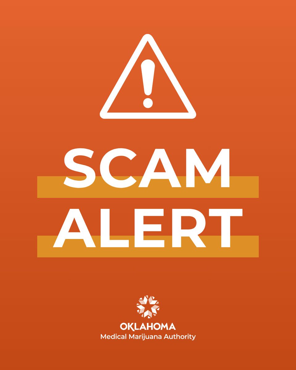 OMMA is aware of a scam email sent to commercial licensees. The scammers designed the email so that it appears to come from OMMA’s executive director. The fake email invites licensees to participate in an auction of seized medical marijuana. This email is completely fraudulent —