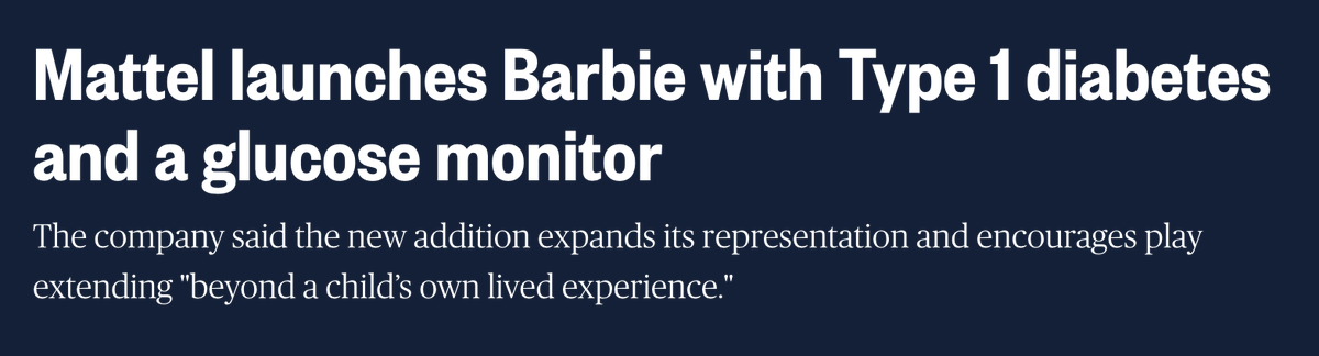 ChildrensHD's tweet image. Instead of normalizing diabetes for our children, our federal health agencies need to be educating the public on how to PREVENT and REVERSE this chronic disease. Is anyone else repulsed that companies like Mattel are capitalizing on sick children?