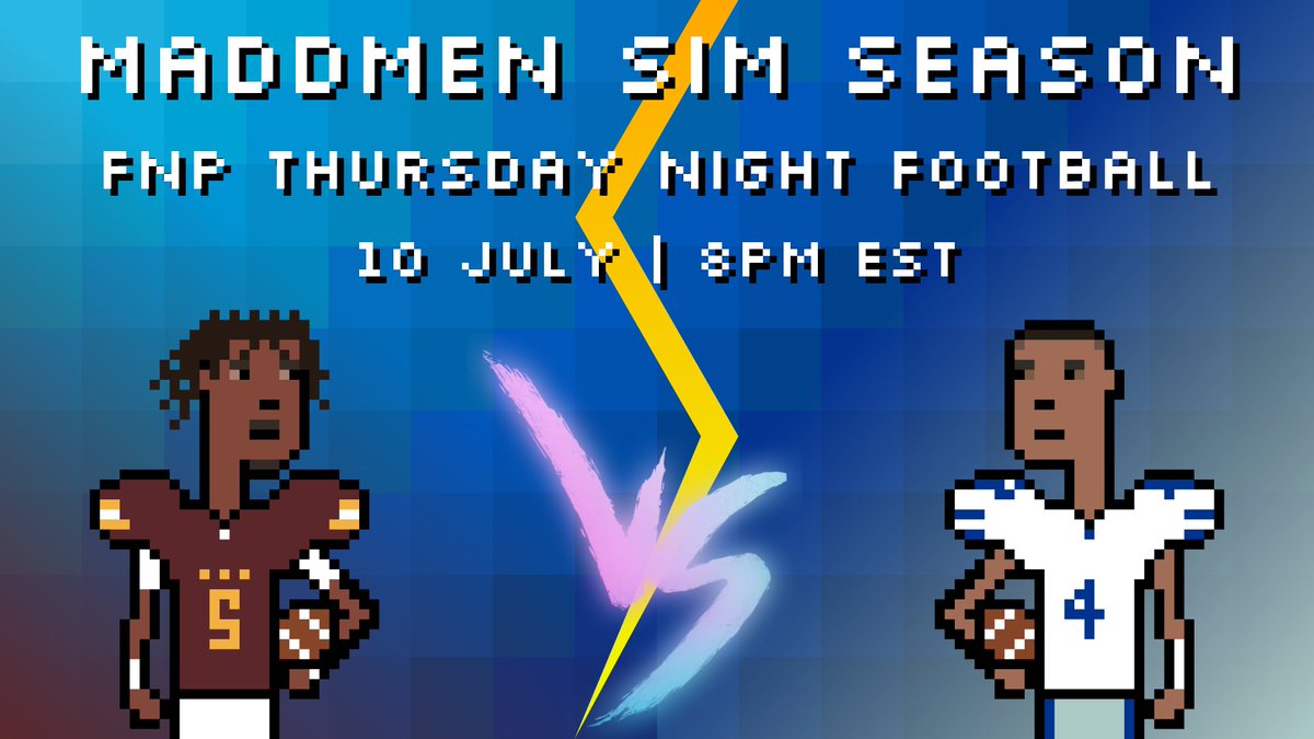 Friday Night Punks™ (@fridaynightpunk) on Twitter photo <a href="/FridayNightPunk/">Friday Night Punks™</a> Fam!!
🏈 Get ready for #FNP Thursday Night Football!?
🏈 Thursday | July 10th | 8pm EST
🏈 Hosted by <a href="/jfarrell1227/">J Farrell</a> <a href="/SelliottSjce/">SJCE</a> and <a href="/kingsven_poly/">👑Sven👑l 🜲 🏈 ᛤl ▚▘▚▘▚▘</a>
🏈 The stream will be in our #Discord Server in the Maddmen Streams Channel!
🏈 Week 18 Challenge: Most <a href="/FridayNightPunk/">Friday Night Punks™</a> Fam!!
🏈 Get ready for #FNP Thursday Night Football!?
🏈 Thursday | July 10th | 8pm EST
🏈 Hosted by <a href="/jfarrell1227/">J Farrell</a> <a href="/SelliottSjce/">SJCE</a> and <a href="/kingsven_poly/">👑Sven👑l 🜲 🏈 ᛤl ▚▘▚▘▚▘</a>
🏈 The stream will be in our #Discord Server in the Maddmen Streams Channel!
🏈 Week 18 Challenge: Most