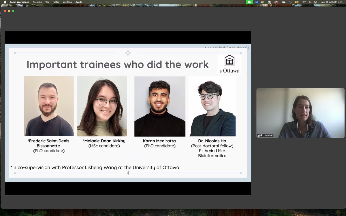 SNEVresearch's tweet image. 👏🏻 Huge thank you to Dr. Jessie Lavoie for her brilliant talk on EV potential for targeting triple-negative breast cancer.

🙌🏻 Thanks also to our audience and moderators: Cristobal Cerda-Troncoso and Jolene Phelps! 

🎯 Sign up for our FREE mailing list: isev.org/membership