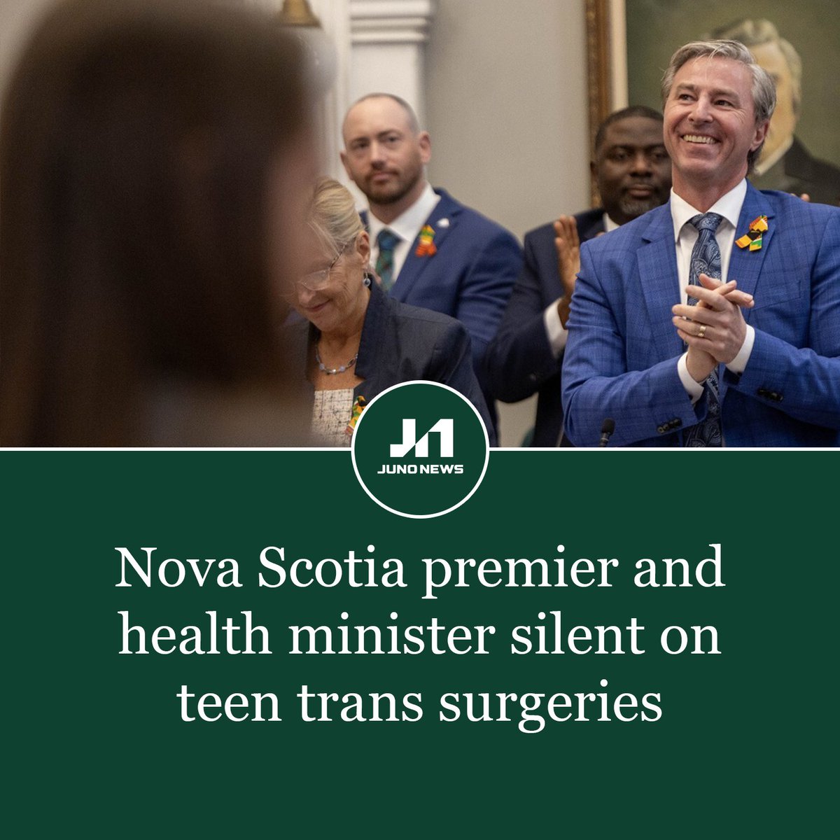 Nova Scotia’s Progressive Conservative government is remaining silent on whether it’s funding genital surgeries for teenagers.

Read more: junonews.com/p/nova-scotia-…