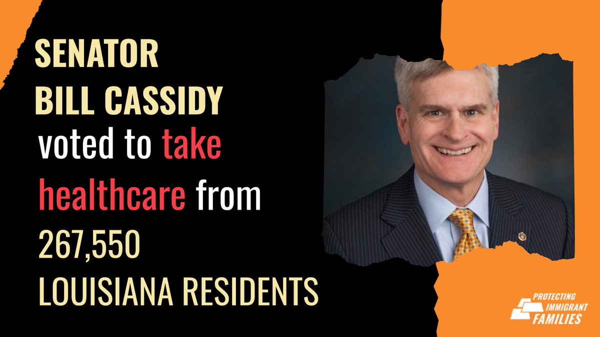 AIDSUnited's tweet image. LOUISIANA: By voting YES on the federal budget bill, Sens. Bill Cassidy and John Kennedy has voted to strip healthcare from Louisiana residents, threatening the health of the entire community. 🤡❌ #ProtectFamilies