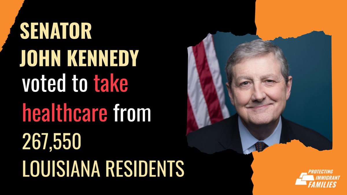 AIDSUnited's tweet image. LOUISIANA: By voting YES on the federal budget bill, Sens. Bill Cassidy and John Kennedy has voted to strip healthcare from Louisiana residents, threatening the health of the entire community. 🤡❌ #ProtectFamilies