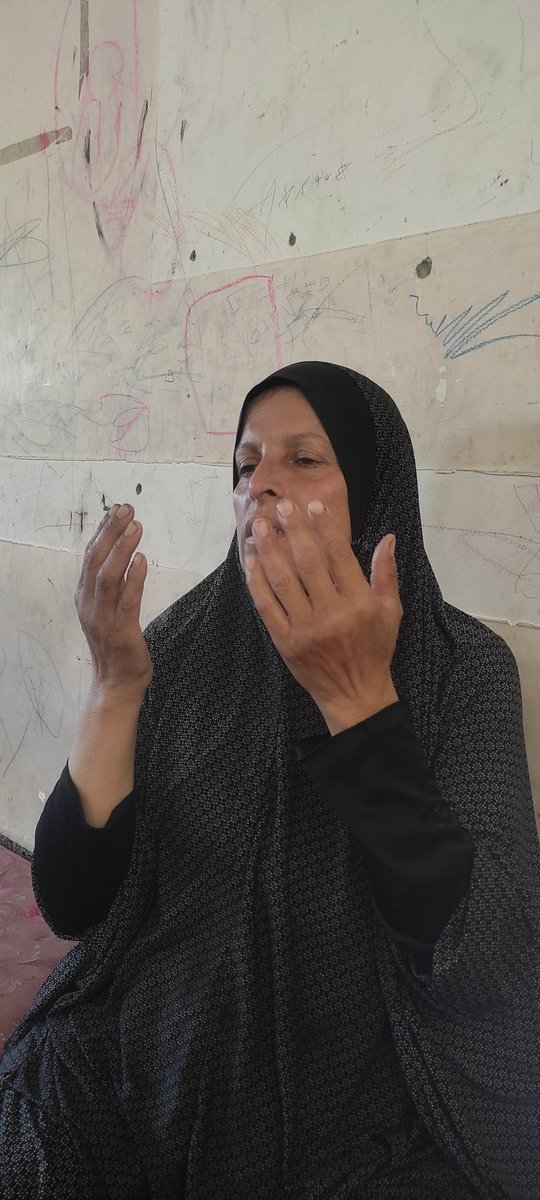 A heavy evening…
My mother is sick, and the situation around us is growing more difficult.
Tanks passed just 200 meters away — fear feels so close tonight.

Between the worry for my mother's health and the tension outside, I can only turn to prayer.
Ya Allah, protect her, heal