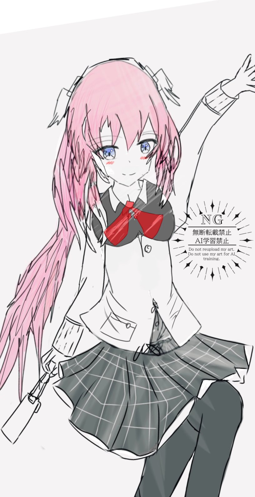 手描きイラスト・バリアス7・リクエスト・原画 手描きイラスト リクエスト＊【A5】