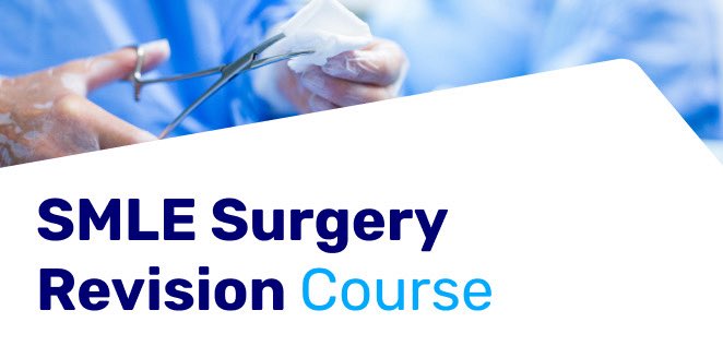 يبدأ غدا كورس مراجعة الجراحة العامة ل
SMLE 

على مدى ٤ أيام سيتم شرح المواضيع التالية:

- thyroid and parathyroid
- Hernias
- trauma
- breast pathology
- intestinal obstruction 
- GI malignancies 
- gallbladder pathologies 
- anorectal emergencies 
- acute abdomen 
-