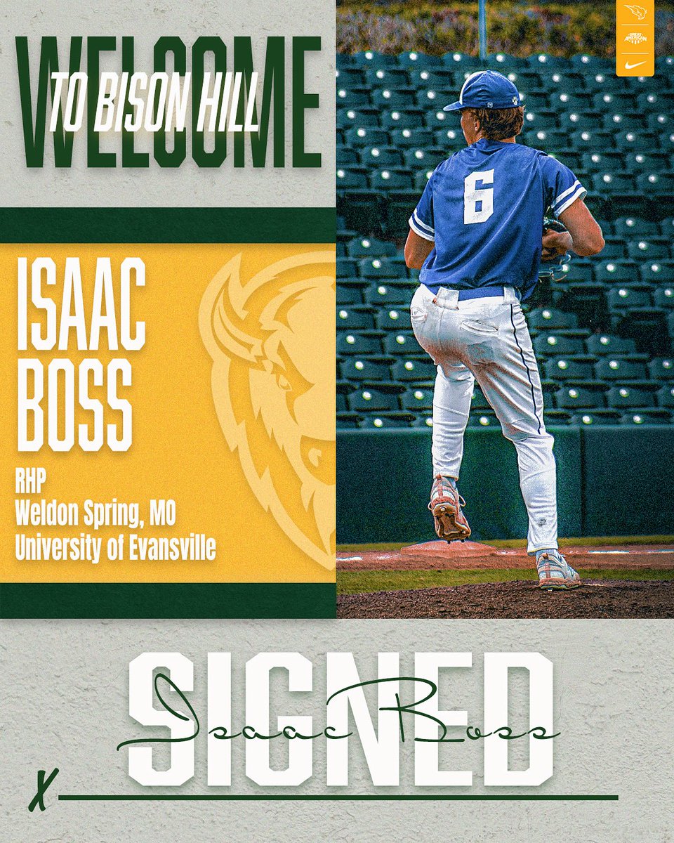 OBU_Baseball's tweet image. Welcome to Bison Hill Isaac! 🤩👊