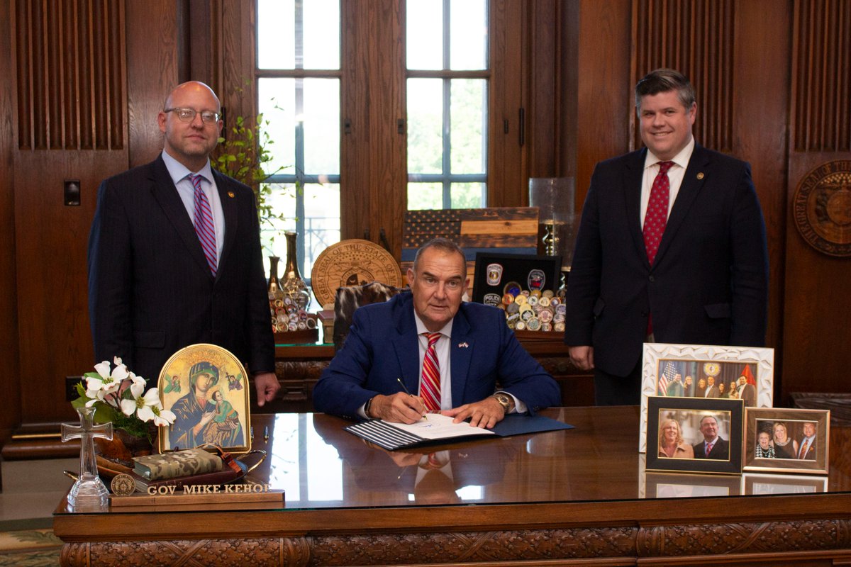 HB 594 has been signed into law by Governor Kehoe. This bill delivers real tax relief and allows Missourians to keep more of their hard-earned money. HB 594 was handled in the Senate by Senator Trent. #moleg #mosen

<a href="/curtisdtrent/">Curtis Trent</a>