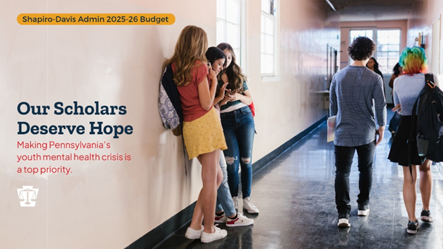 PaCrimeComm's tweet image. PA students can't focus on learning when they’re battling #Anxiety, #Depression, or #Trauma.
In this powerful op-ed, PCCD Exec. Director Kirsten Kenyon outlines how schools are using state funding to support student wellness and how @GovernorShapiro’s budget is putting #PAYouth…