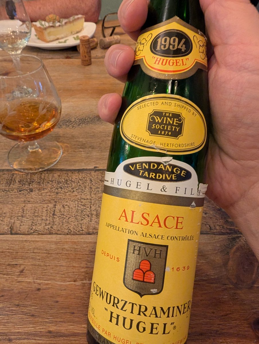 1994 Gewürztraminer, wow! Tasty! This is awesome!