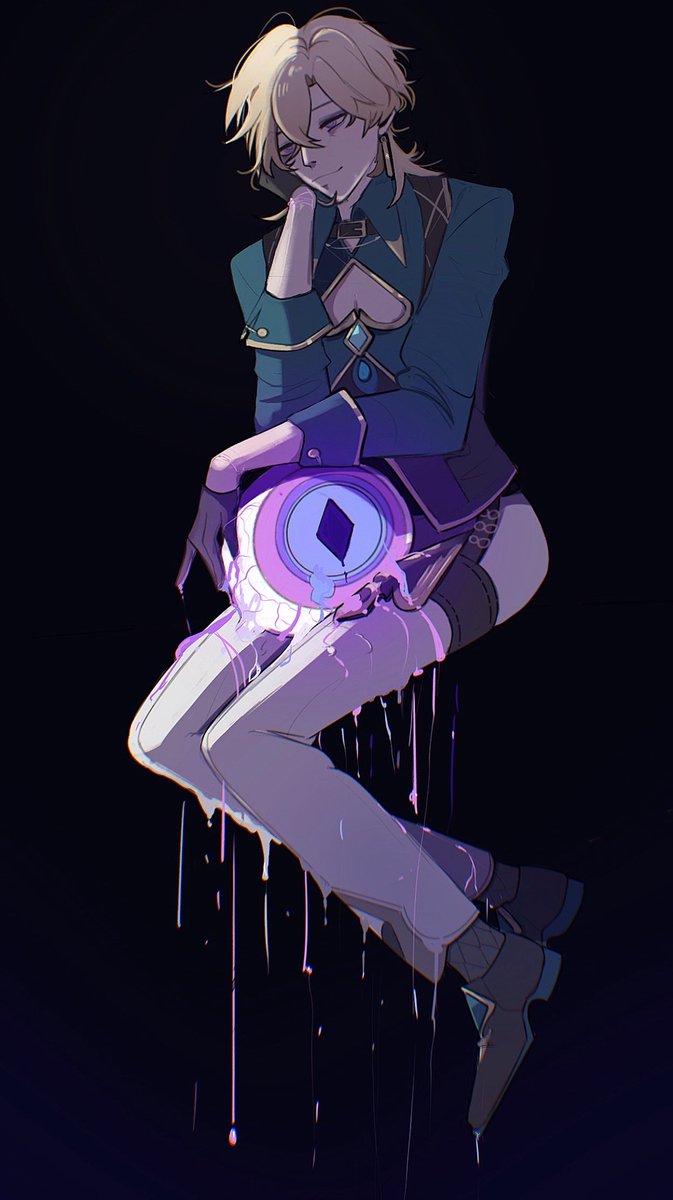 your_starryy's tweet image. Sometimes he&apos;s tired. Just a little. #Aventurine