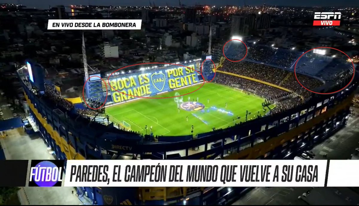 "Llenó" y el que habla tira que están todas las butacas ocupadas. <a href="/bosteriodismo/">BOSTERIODISMO</a> 1000%