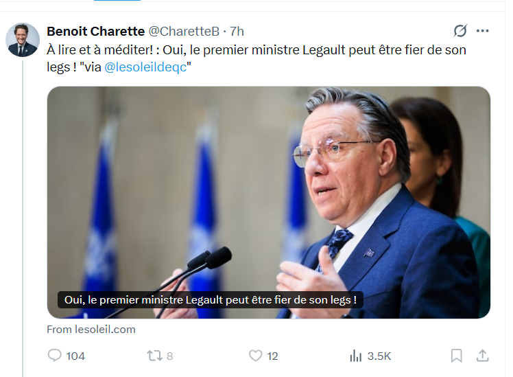 MoreauAgathe3's tweet image. Criss...🤦♀️
7 heures plus tard
C'est quoi que tu ne comprends pas Benoît Charette?
12 likes...
Pour eul ministre de la verdoyance
Et de l'aveuglement volontaire
Vous êtes mauvais en jériboire
Les mot pipi caca remporteraient plus de likes