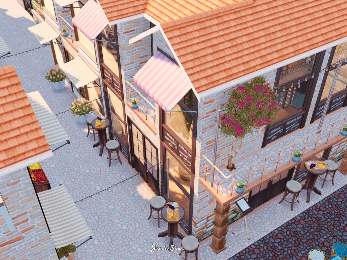 Simmerjessie's tweet image. Getting ready for holidays in the sun! Visit my Mediterranean Village ☀️😎 youtu.be/sSLBIykiL6o?si… @TheSimsFreePlay