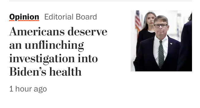 They are going to hound this poor guy to his grave for the apparently unforgivable crime of bailing us out after a pandemic, restoring global leadership, and passing more legislation than anyone since LBJ.
