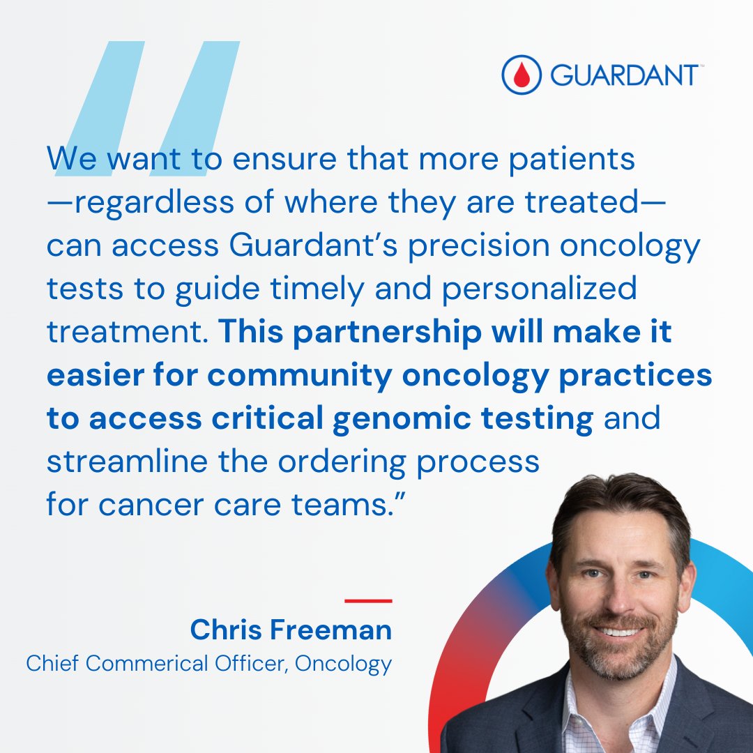 GuardantHealth's tweet image. Our precision oncology tests are now integrated into the VieCure Halo Intelligence platform, giving oncologists streamlined access to critical insights and enabling community oncology practices to make faster, more personalized treatment decisions for their patients—without…