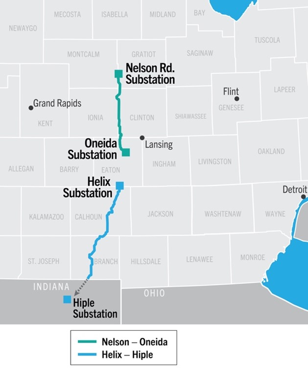 Today the <a href="/MichiganPSC/">MI Public Service Commission</a> approved the state's first new interstate transmission line in 50 years. The Nelson Road-Oneida and Helix-Hiple lines will serve as critical components of a stronger, smarter, and cleaner grid