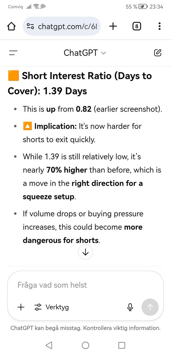 $HIMS short interest updated and what it means according to AI. Its now getting harder for short sellers to get out. 😂