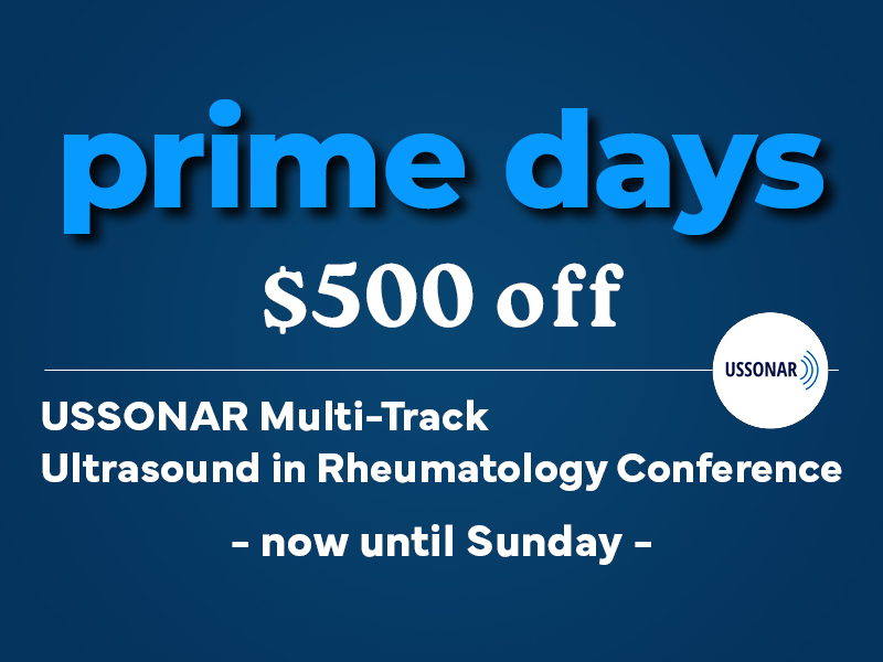 USSONAR_Rh's tweet image. It's prime time to register for the USSONAR Multi-Track Ultrasound in Rheumatology Conference. Use discount code: mskus500 to take $500 off a new registration until Sunday.
uss.memberclicks.net/2025-ussonar-m…