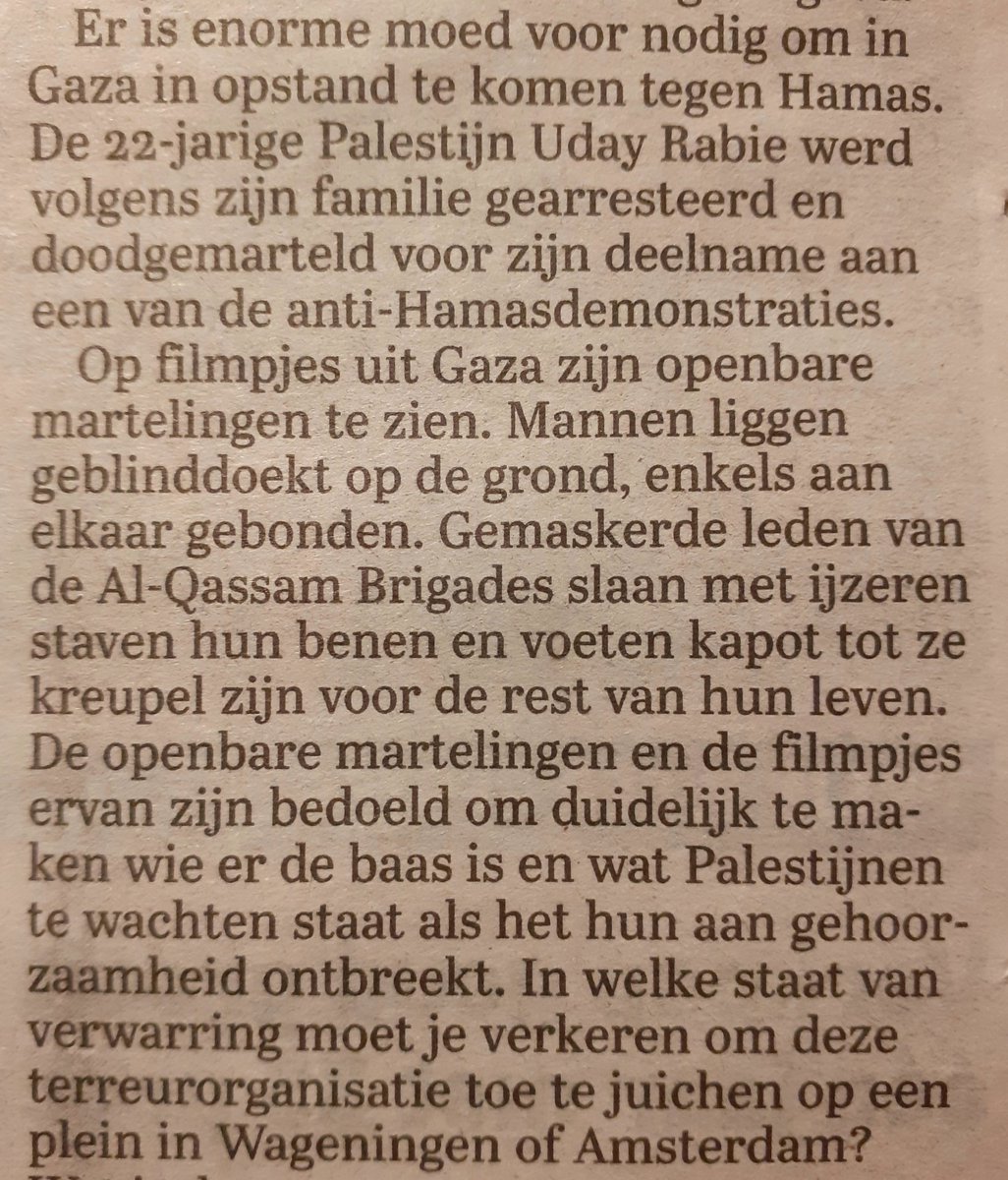 Stukje Telegraaf-column van <a href="/RVeelo/">Roderick Veelo</a>. Erg raak.