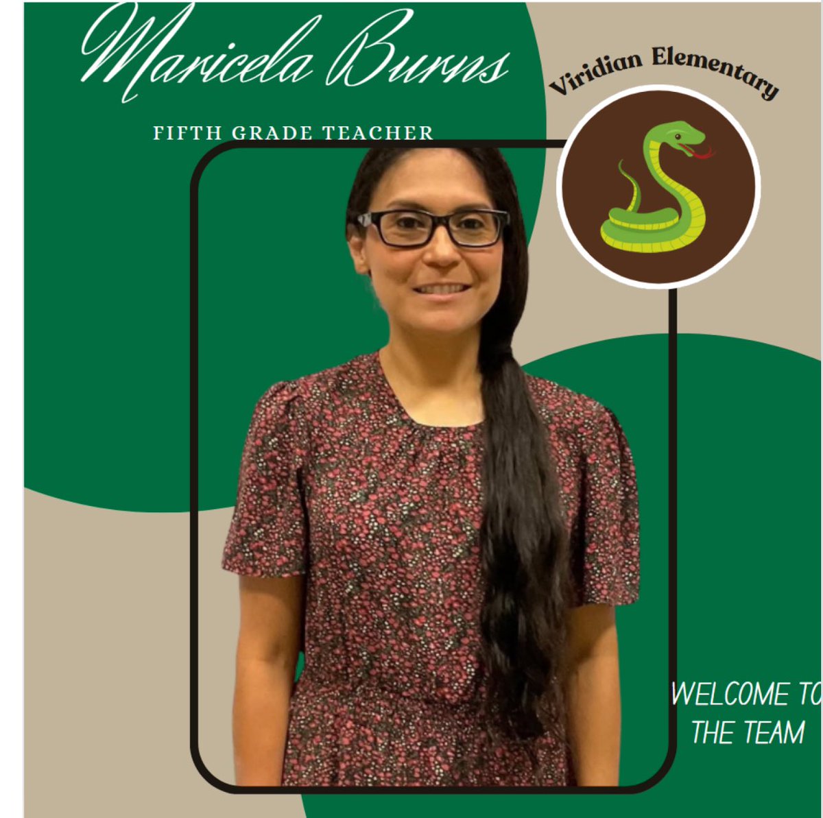 We are excited to welcome Maricela to VRE. <a href="/PrincipalMans/">Melanie Mans, M.Ed.</a> <a href="/hebisdpeople/">HEB ISD People</a>